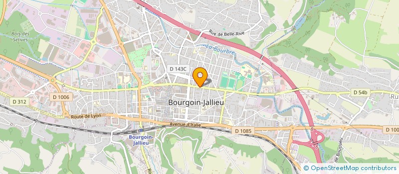 localisation de l'entreprise MONSIEUR BACHIR ABDELATIF  BOURGOIN-JALLIEU