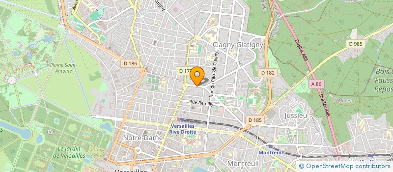 localisation de l'entreprise MONSIEUR BACHIR ABDELSADOK à VERSAILLES