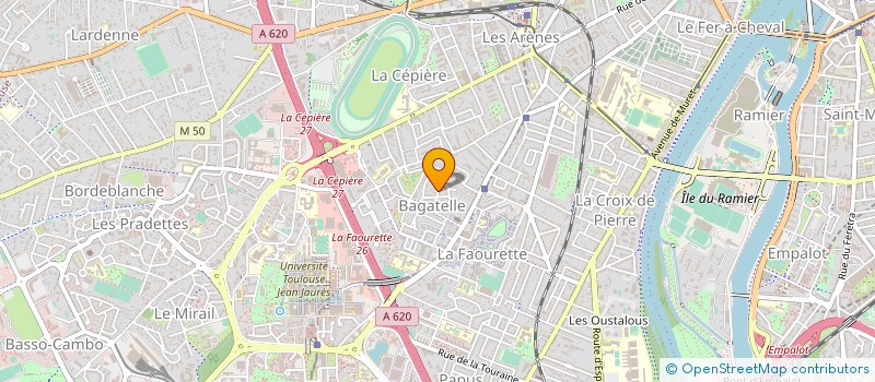 localisation de l'entreprise MONSIEUR BACHIR AHMADI à TOULOUSE