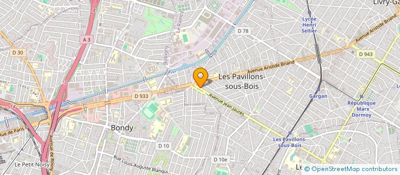 localisation de l'entreprise MONSIEUR BACHIR ALLAM à LES PAVILLONS-SOUS-BOIS