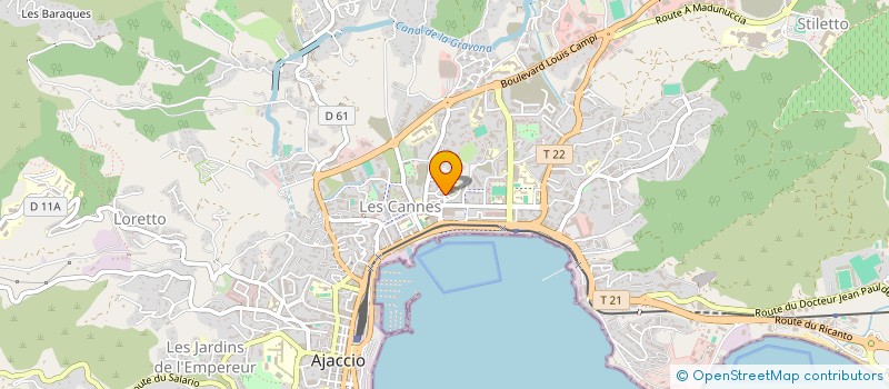 localisation de l'entreprise MONSIEUR BACHIR AMINE à AJACCIO