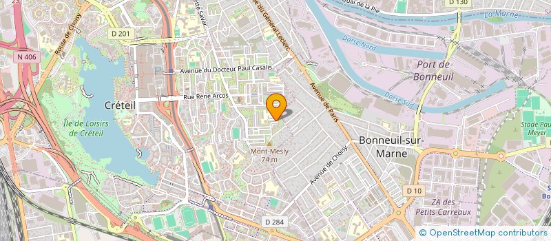 localisation de l'entreprise MONSIEUR BACHIR AMRANE  CRETEIL