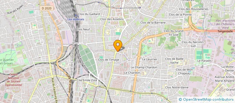 localisation de l'entreprise MONSIEUR BACHIR ARROUCHE  ORLEANS