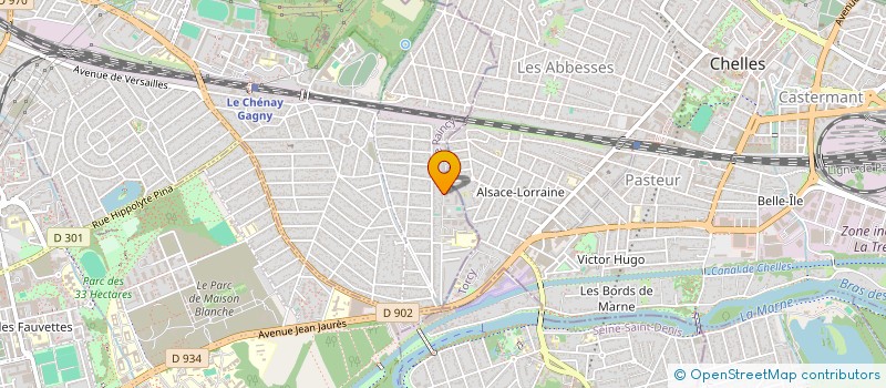 localisation de l'entreprise MONSIEUR BACHIR AZZOUG à GAGNY