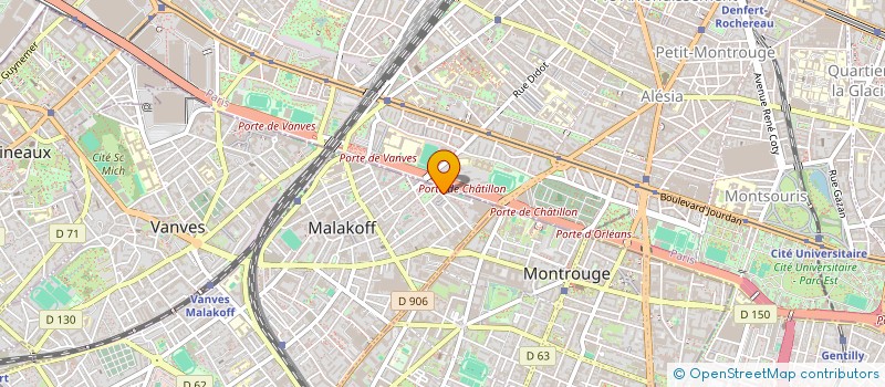 localisation de l'entreprise MONSIEUR BACHIR BAHA  MALAKOFF