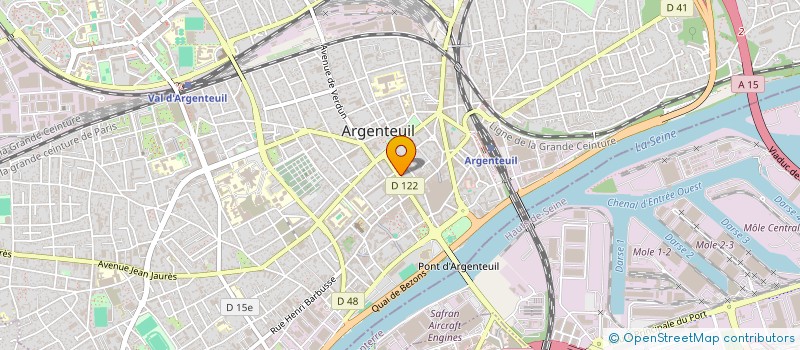 localisation de l'entreprise MONSIEUR BACHIR BAHNIN  ARGENTEUIL