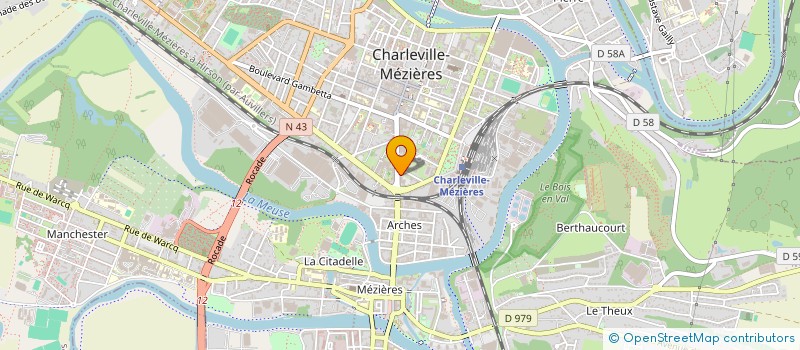 localisation de l'entreprise MONSIEUR BACHIR BATTATA  CHARLEVILLE-MEZIERES