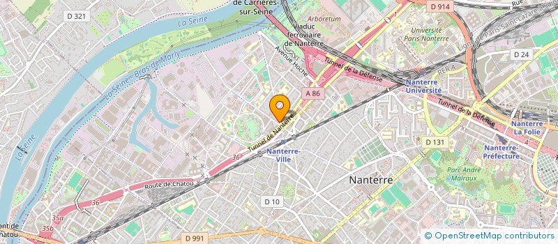 localisation de l'entreprise MONSIEUR BACHIR BEN AOUN  NANTERRE