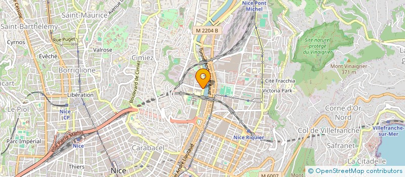 localisation de l'entreprise MONSIEUR BACHIR BEN ROMDHAN  NICE