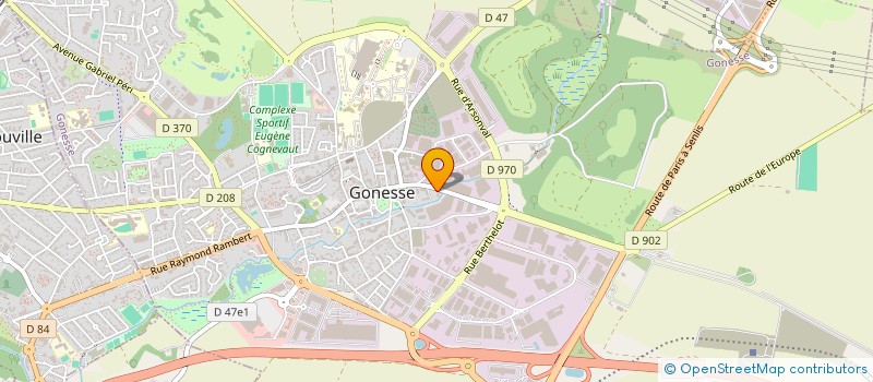 localisation de l'entreprise MONSIEUR BACHIR BENARIM  LE THILLAY