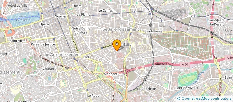 localisation de l'entreprise MONSIEUR BACHIR BENATIA  MARSEILLE