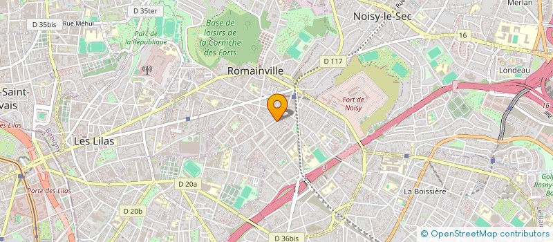 localisation de l'entreprise MONSIEUR BACHIR BENHELAL à ROMAINVILLE