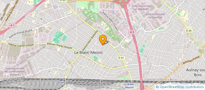 localisation de l'entreprise MONSIEUR BACHIR BENHENNI à LE BLANC-MESNIL