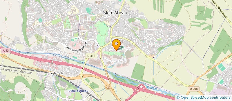 localisation de l'entreprise MONSIEUR BACHIR BESSAOUD  BOURGOIN-JALLIEU