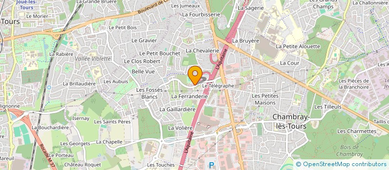 localisation de l'entreprise MONSIEUR BACHIR BETTAR  CHAMBRAY-LES-TOURS