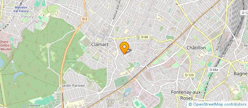 localisation de l'entreprise MONSIEUR BACHIR BOUABBANA à CLAMART