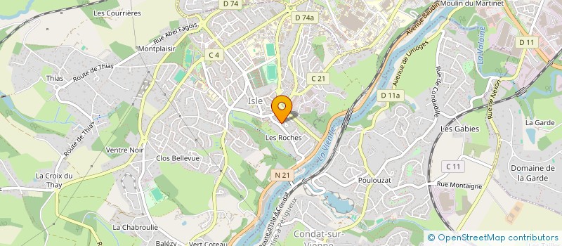 localisation de l'entreprise MONSIEUR BACHIR BOUAFIA  ISLE