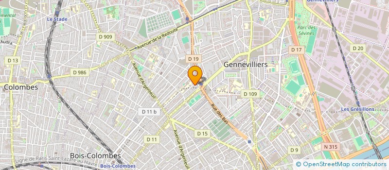 localisation de l'entreprise MONSIEUR BACHIR BOUCIOUF  ASNIERES-SUR-SEINE