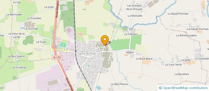 localisation de l'entreprise MONSIEUR BACHIR BOUDAOUD  SAINT-ARMEL