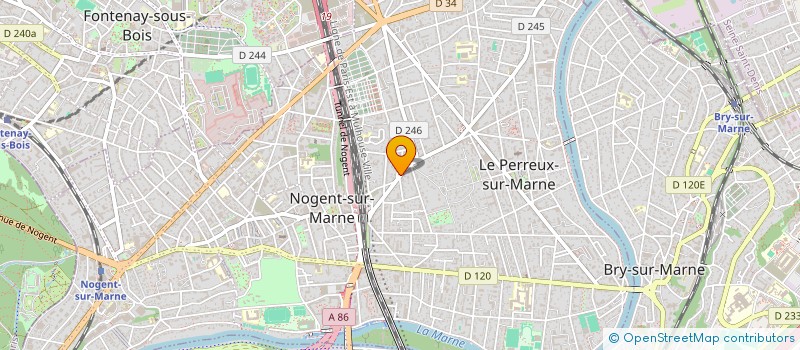 localisation de l'entreprise MONSIEUR BACHIR CAPHI à LE PERREUX-SUR-MARNE