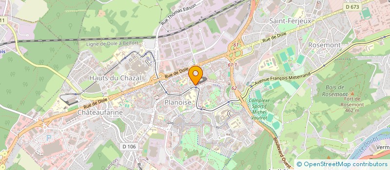 localisation de l'entreprise MONSIEUR BACHIR DIABY à BESANCON