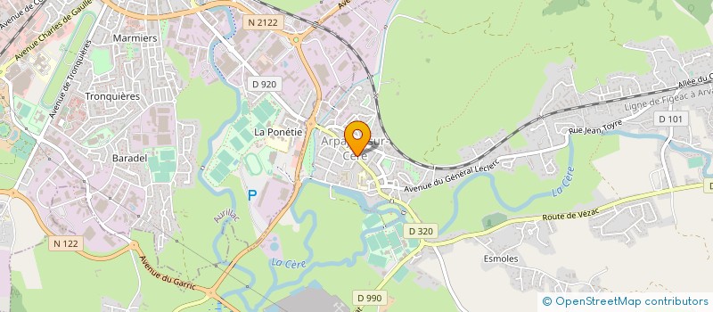 localisation de l'entreprise MONSIEUR BACHIR DJENIDI à ARPAJON-SUR-CERE