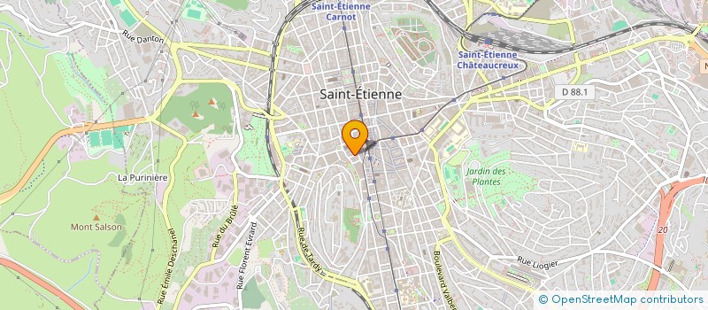 localisation de l'entreprise MONSIEUR BACHIR EL KLIFI  SAINT-ETIENNE