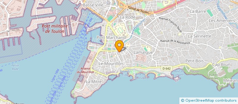 localisation de l'entreprise MONSIEUR BACHIR FERCHICHI  TOULON