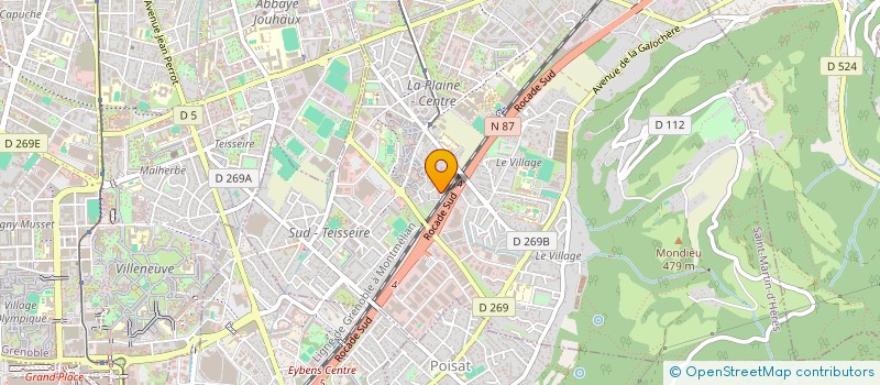 localisation de l'entreprise MONSIEUR BACHIR GHEZAL à GRENOBLE