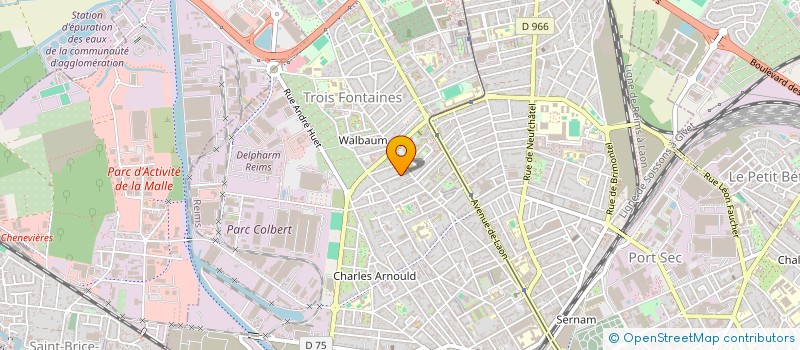 localisation de l'entreprise MONSIEUR BACHIR KHALED-KHODJA  REIMS