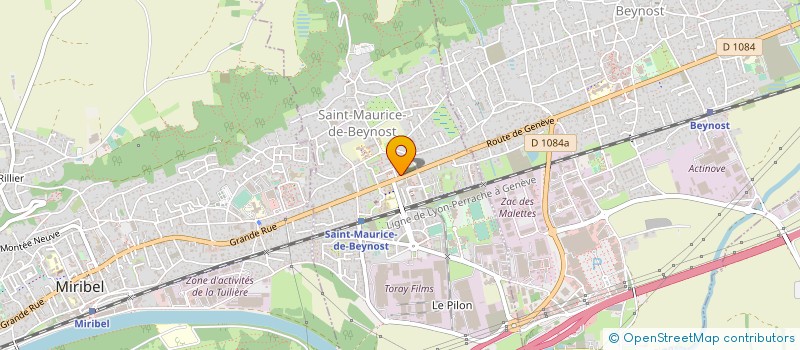 localisation de l'entreprise MONSIEUR BACHIR KHOUALDIA  SAINT-MAURICE-DE-BEYNOST