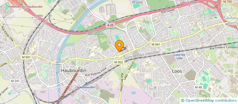 localisation de l'entreprise MONSIEUR BACHIR MESSAOUDI  HAUBOURDIN