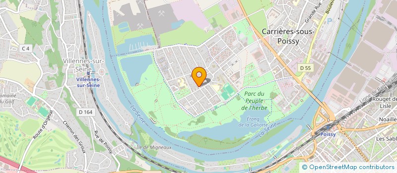 localisation de l'entreprise MONSIEUR BACHIR MESSAOUDI  CARRIERES-SOUS-POISSY