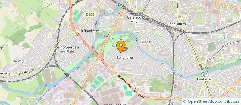 localisation de l'entreprise MONSIEUR BACHIR MILOUD  LE MANS