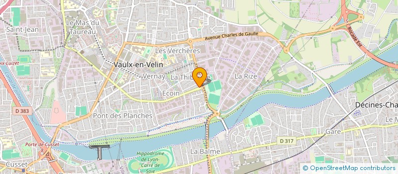 localisation de l'entreprise MONSIEUR BACHIR MOKRANE  VAULX-EN-VELIN