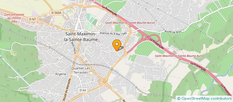 localisation de l'entreprise MONSIEUR BACHIR MONTECER  SAINT-MAXIMIN-LA-SAINTE-BAUME