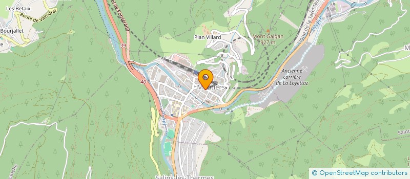 localisation de l'entreprise MONSIEUR BACHIR NAJARI à MOUTIERS