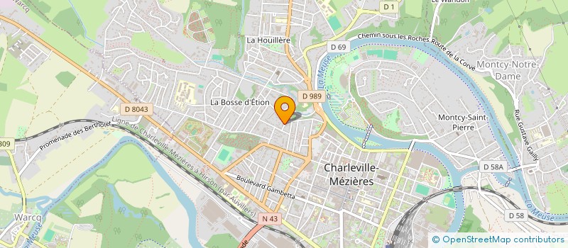 localisation de l'entreprise MONSIEUR BACHIR NEDJMA à CHARLEVILLE-MEZIERES