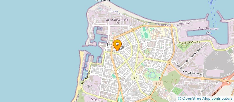 localisation de l'entreprise MONSIEUR BACHIR OMARJEE à LE PORT