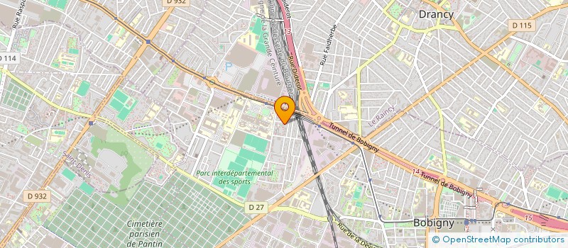 localisation de l'entreprise MONSIEUR BACHIR OSMANI  BOBIGNY