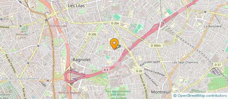localisation de l'entreprise MONSIEUR BACHIR REZAOUI à BAGNOLET