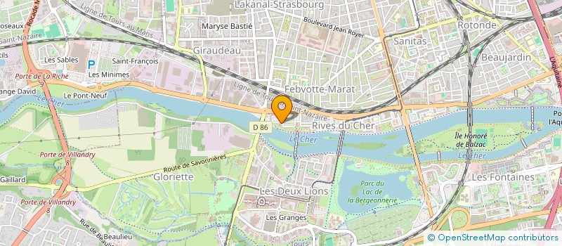 localisation de l'entreprise MONSIEUR BACHIR TELLAB  TOURS