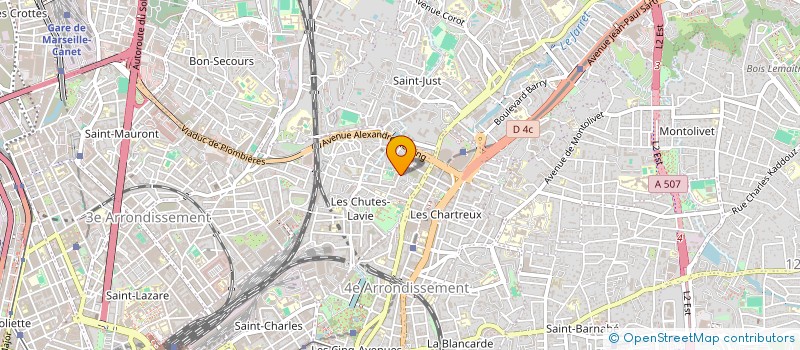 localisation de l'entreprise MONSIEUR BACHIR TIMADJER à MARSEILLE 4EME