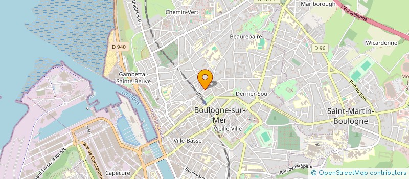 localisation de l'entreprise MONSIEUR BACHIR YAHIAOUI à BOULOGNE-SUR-MER