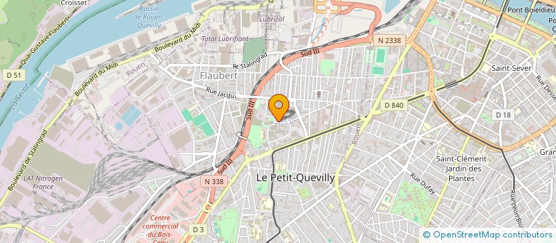 localisation de l'entreprise MONSIEUR BACHIROU MOHAMADOU à LE PETIT-QUEVILLY
