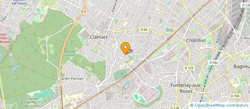 localisation de l'entreprise MONSIEUR BACHISIO MARONGIU  CLAMART