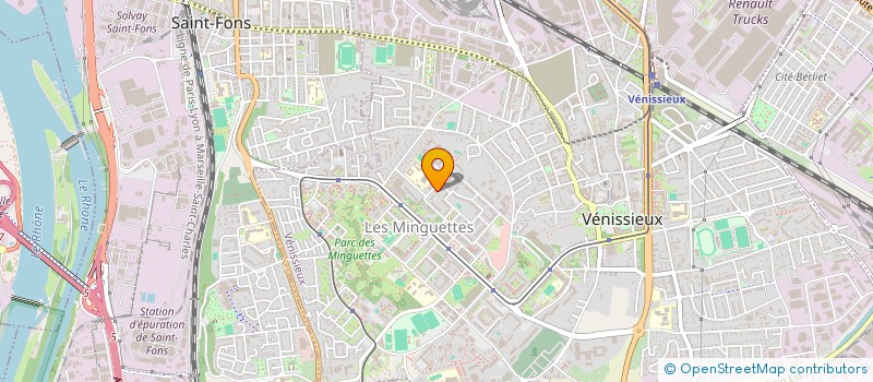 localisation de l'entreprise MONSIEUR BACKROUDINE MOUGAMADOU  VENISSIEUX