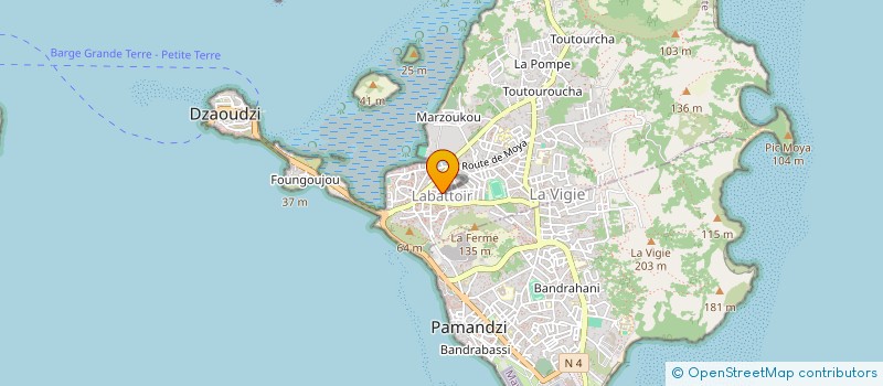localisation de l'entreprise MONSIEUR BACO MOGNE à DZAOUDZI
