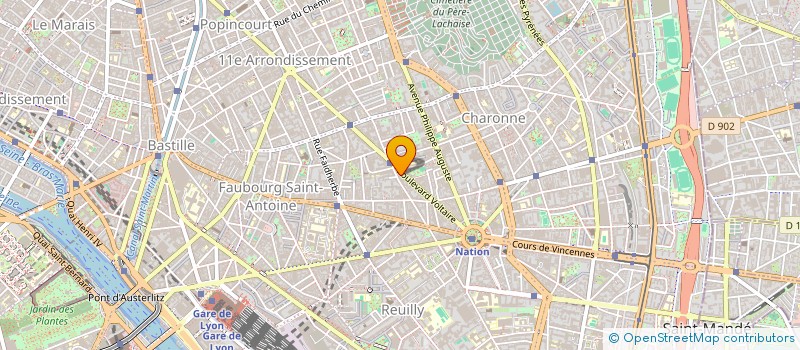 localisation de l'entreprise MONSIEUR BADA MABOUNDA  PARIS