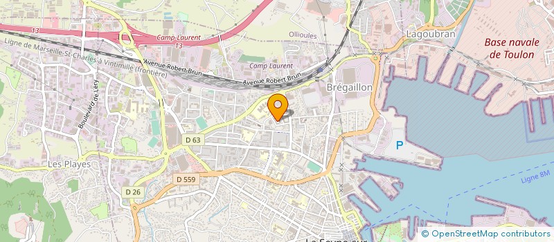 localisation de l'entreprise MONSIEUR BADAR RIYAHI  LA SEYNE-SUR-MER